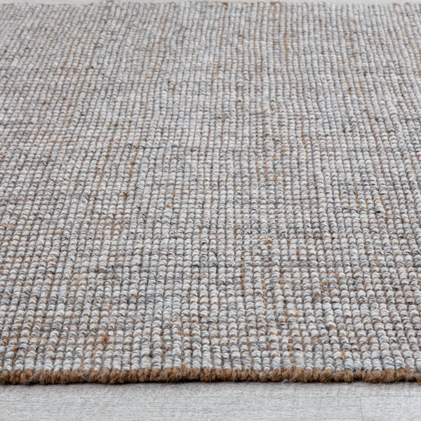 Kline Hand Loomed Gray/Beige Rug Birch Lane